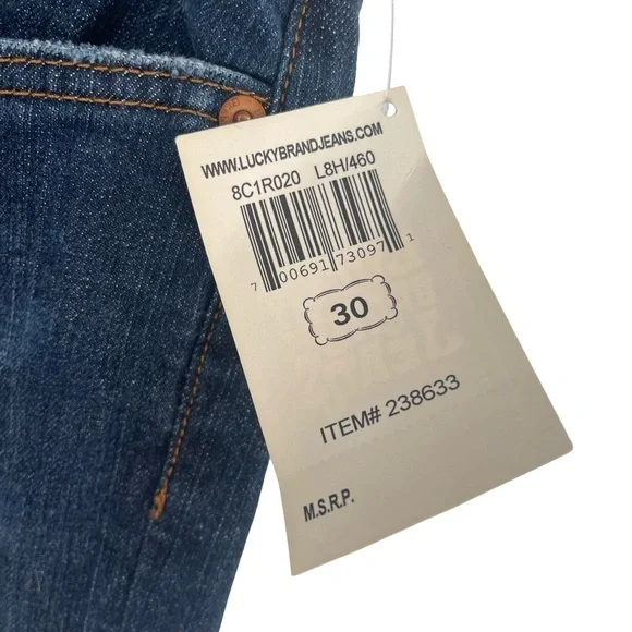 Lucky Brand Women's Straight Leg Jeans - Dark Blue - Picture 2 of 7